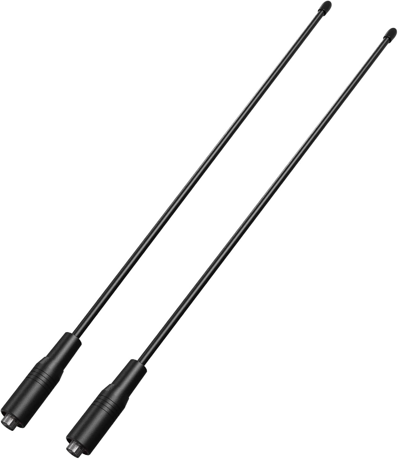 SAMCOM 15.1-Inch Whip Antenna VHF/UHF (144MHz/440-470Mhz) Dual Band 20 Watts Antennas