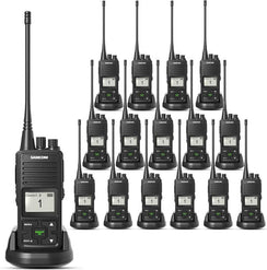 SAMCOM FPCN10A Two Way Radio Long Range Rechargeable 3000mAh Battery Radios, 16 Packs