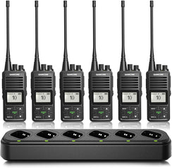 SAMCOM FPCN10A Two Way Radios with Charging Station, 3000mAh Super Power Battery