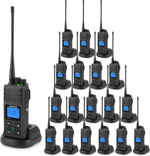 SAMCOM 2 Way Radios Walkie Talkies,Rechargeable Long Range Two Way Radio 19 Packs