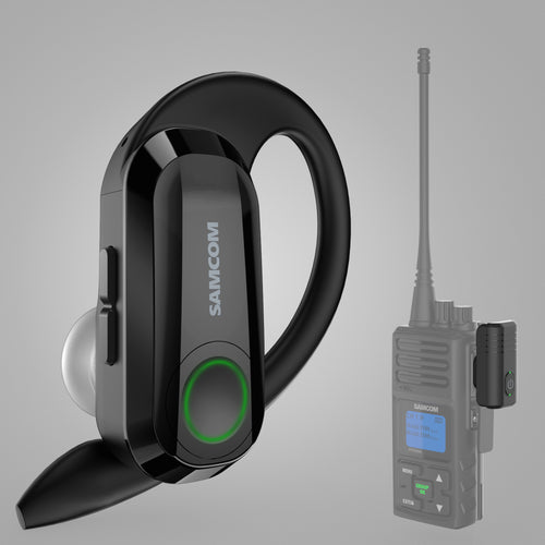 SAMCOM Wireless Earpiece with 2 Pin Dongle for FPCN30A/FPCN10A Radios