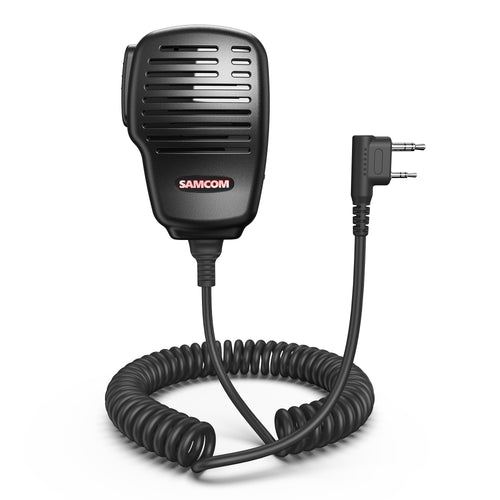 2 Pin K Type Big Shoulder Label Police Mic for SAMCOM Radios